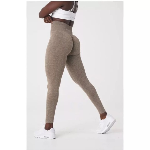 NVGTN Pants - NVGTN Women’s Contour Seamless Leggings Beige Size Small New